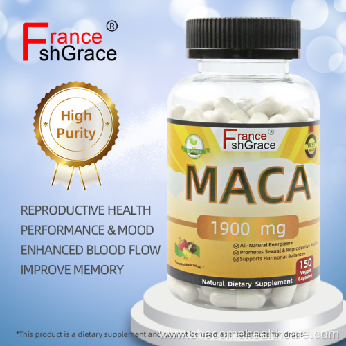Organic Maca Supplement Men strength Maca Root Capsules